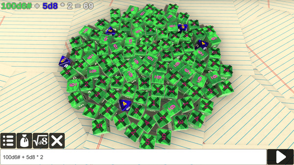 Screenshot z Sophie's Dice