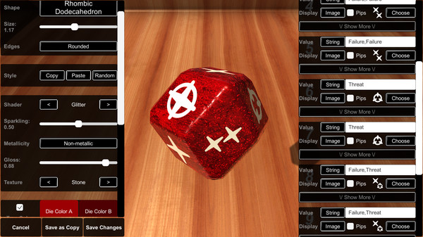 Screenshot z Sophie's Dice