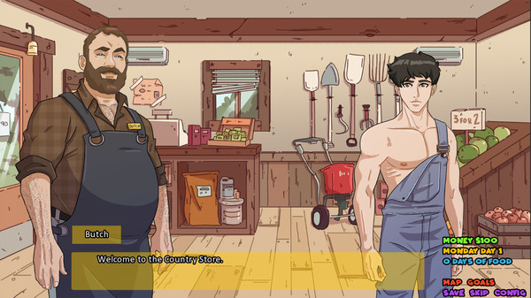 Screenshot z Morningdew Farms: A Gay Farming Game