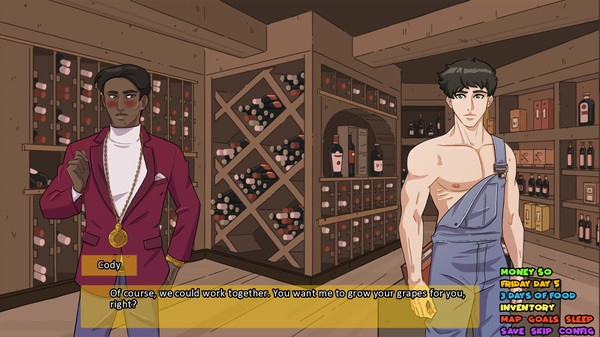 Screenshot z Morningdew Farms: A Gay Farming Game