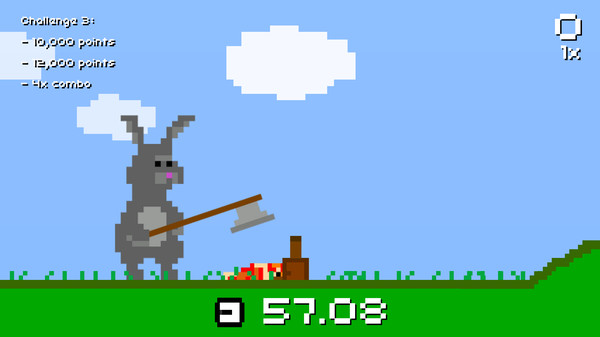 Screenshot z Super Lumberjack