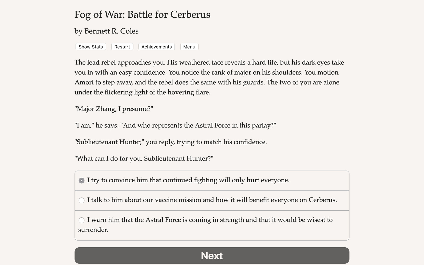 Fog of War: The Battle for Cerberus screenshot #2