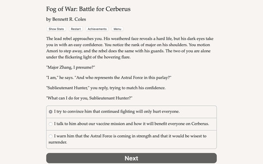 Screenshot z Fog of War: The Battle for Cerberus Screenshot z Fog of War: The Battle for Cerberus