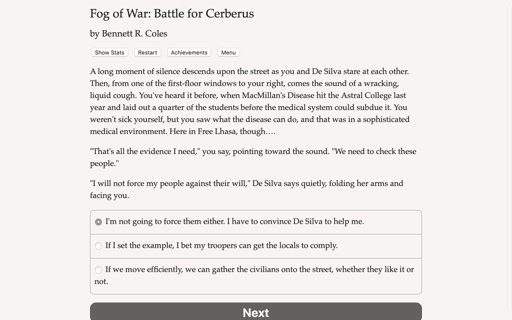 Fog of War: The Battle for Cerberus screenshot #1