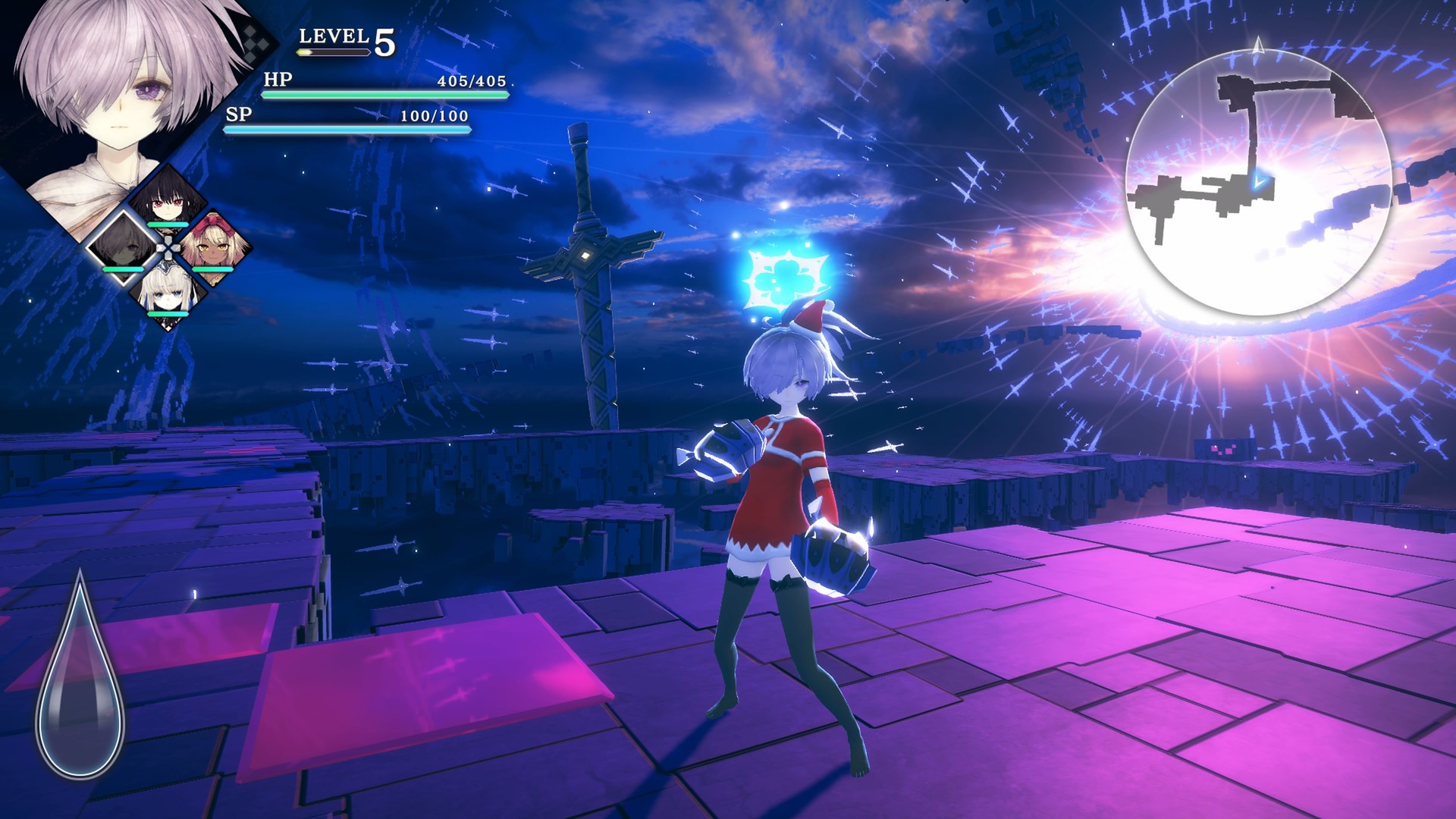 Crystar - Kokoro's Santa Costume Featured Screenshot #1