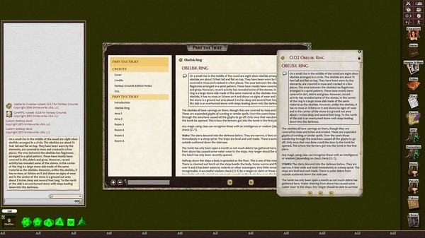 Fantasy Grounds - Castles & Crusades Adventure Pack Volume 1 (C&C)