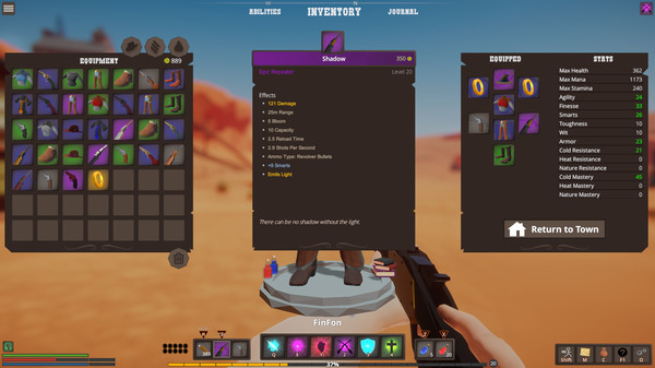 Screenshot z Wild West and Wizards