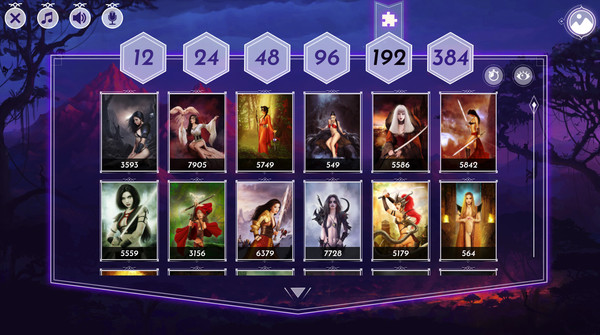 Screenshot z Dark Fantasy 2: Jigsaw Puzzle