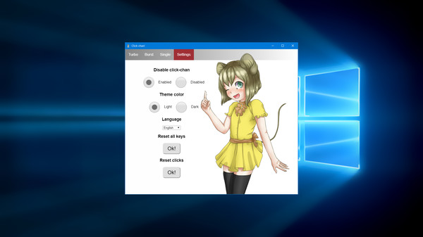 Screenshot z Click-chan