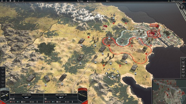 Screenshot z Panzer Corps 2