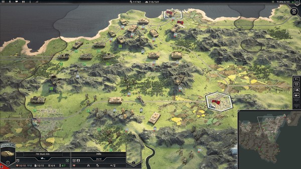 Screenshot z Panzer Corps 2