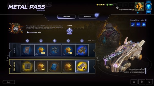 HMM Metal Pass Premium Season 4 + 20 Levels
