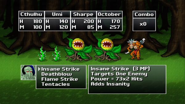 Screenshot z Cthulhu Saves the World