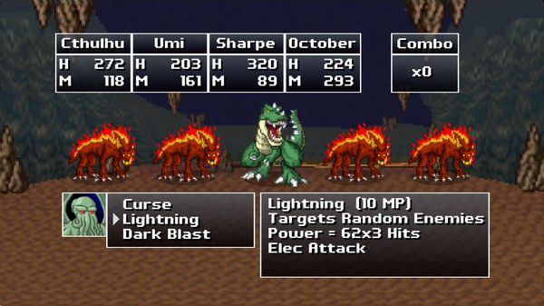 Screenshot z Cthulhu Saves the World