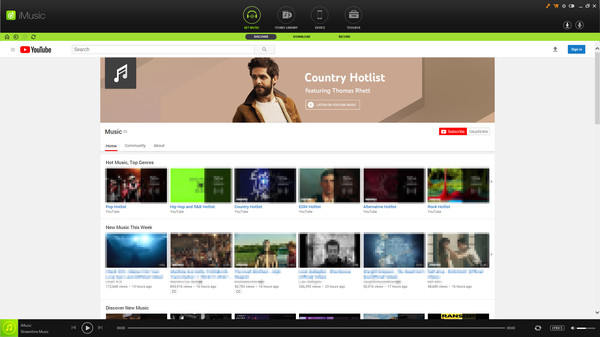 Screenshot z Aimersoft iMusic Screenshot z Aimersoft iMusic
