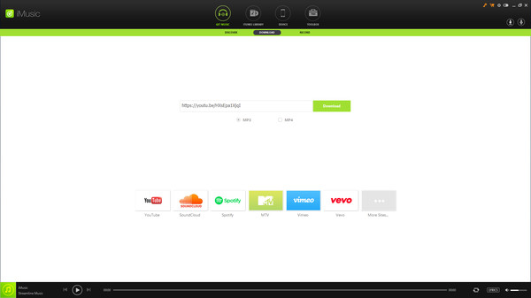 Screenshot z Aimersoft iMusic Screenshot z Aimersoft iMusic