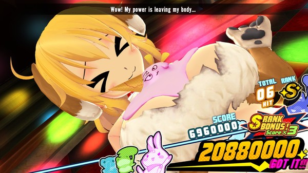 Screenshot z SENRAN KAGURA Peach Ball