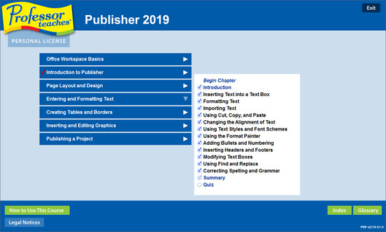 Professor Teaches Publisher 2019 screenshot 5