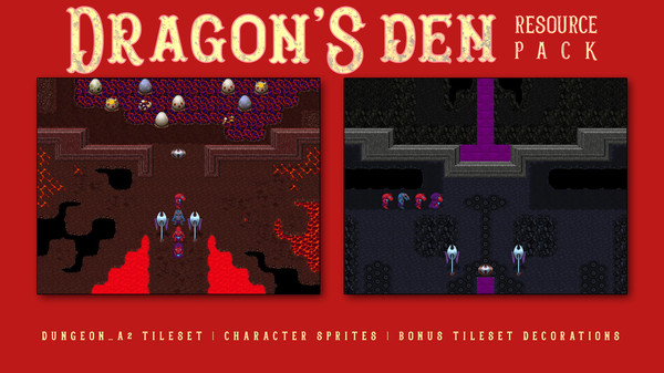 KHAiHOM.com - RPG Maker MV - Dragons Den Resource Pack