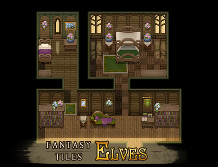 KHAiHOM.com - RPG Maker MV - Fantasy Tiles - Elves