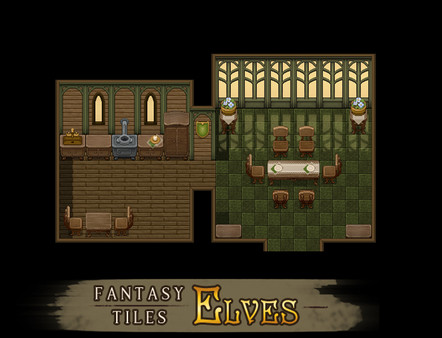 RPG Maker MV - Fantasy Tiles - Elves