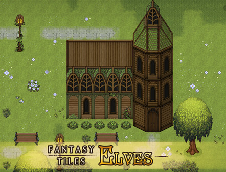 KHAiHOM.com - RPG Maker MV - Fantasy Tiles - Elves