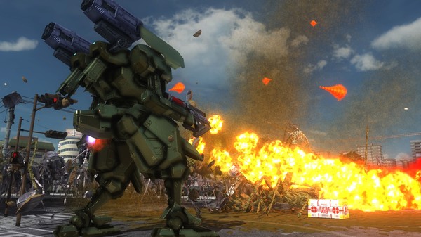 EARTH DEFENSE FORCE 5 - Air Raider Piloted Weapon: Combat Frame Gold Nyx