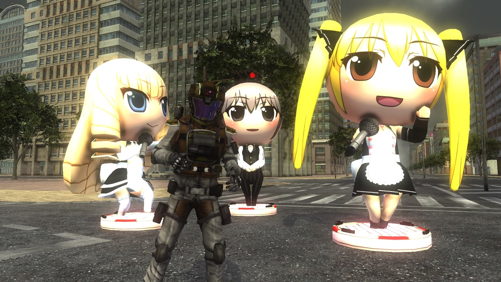 EARTH DEFENSE FORCE 5 - Air Raider Weapon: Singing and Dancing Pure Decoy Launcher Set of 8 Featured Screenshot #1