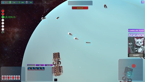 Screenshot z Grimalkin: Solar Defense Force Screenshot z Grimalkin: Solar Defense Force
