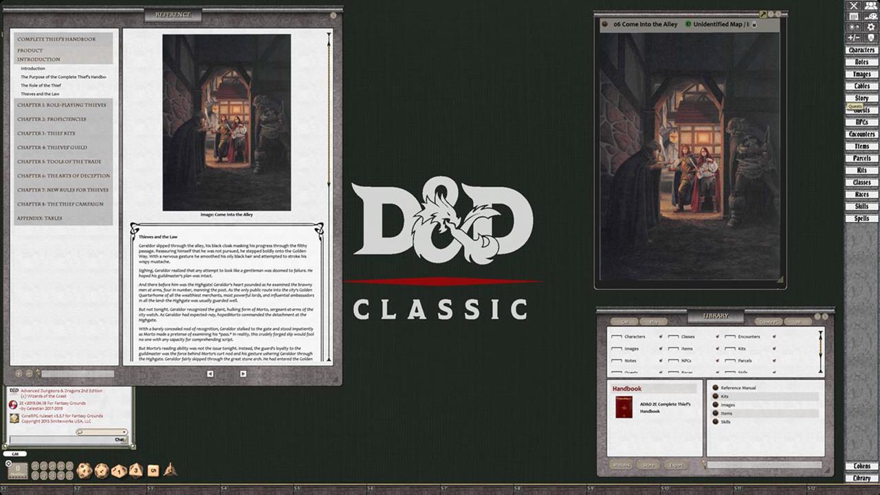 Fantasy Grounds - D&D Classics: Complete Thief's Handbook Featured Screenshot #1