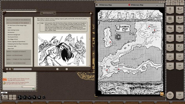 Fantasy Grounds - Dungeon Crawl Classics #66.5: Doom of the Savage Kings (DCC)
