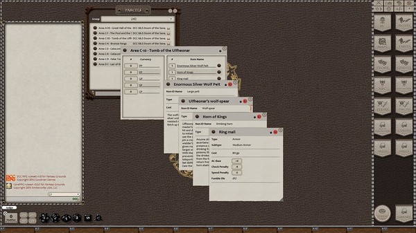 Fantasy Grounds - Dungeon Crawl Classics #66.5: Doom of the Savage Kings (DCC) screenshot 7