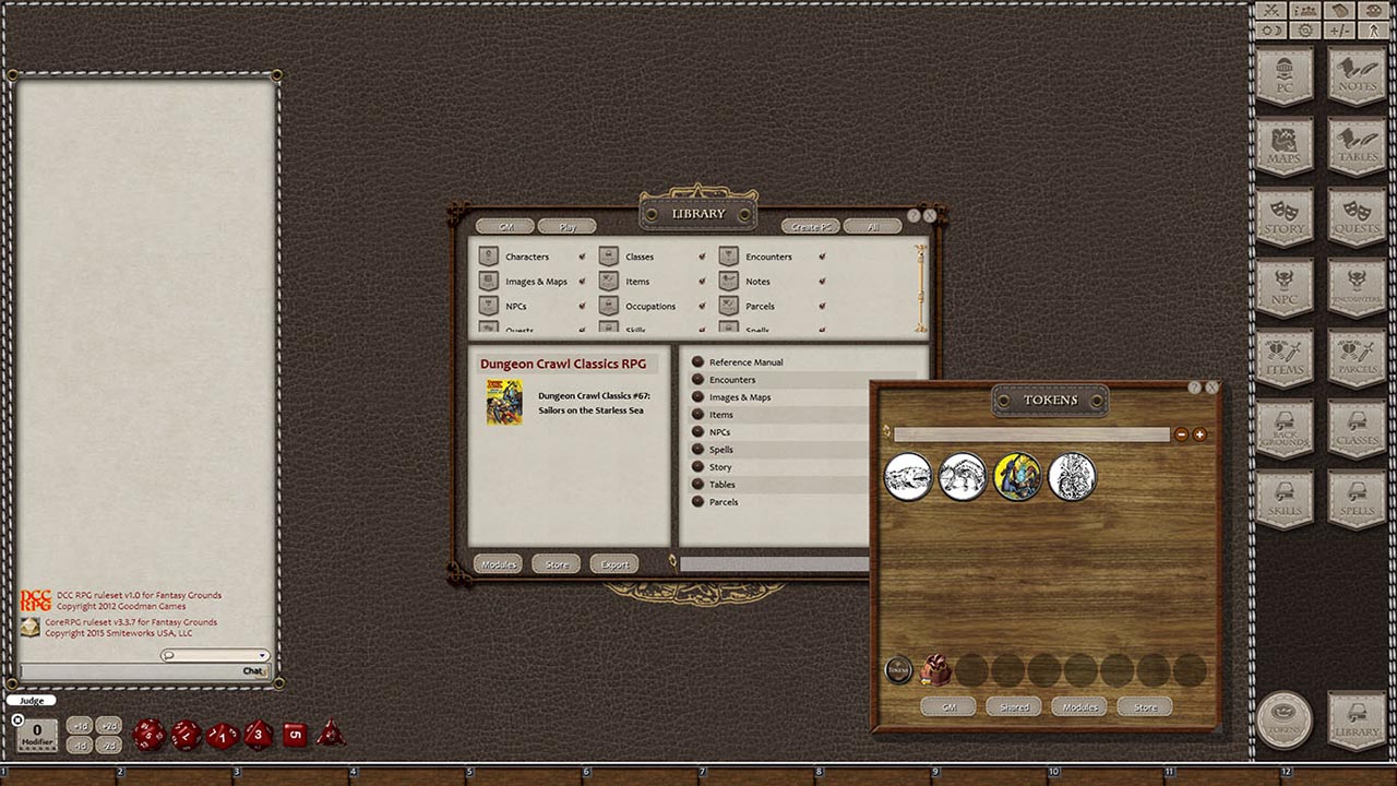 Fantasy Grounds - Dungeon Crawl Classics #67: Sailors on the Starless Sea (DCC) Featured Screenshot #1