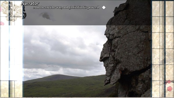 Screenshot z BRG's The Stonecutter Visual Novel