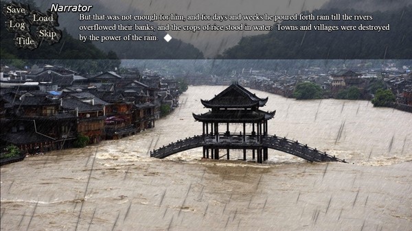 Screenshot z BRG's The Stonecutter Visual Novel