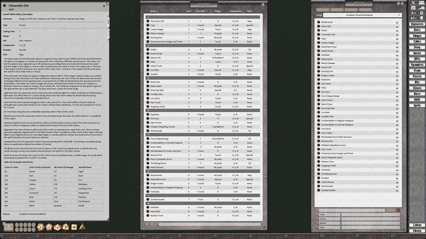 Fantasy Grounds - D&D Classics: Complete Wizard's Handbook (2E)