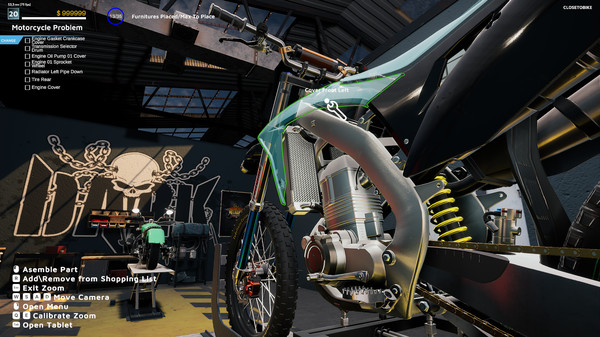 Screenshot z Motorcycle Mechanic Simulator 2021 Screenshot z Motorcycle Mechanic Simulator 2021
