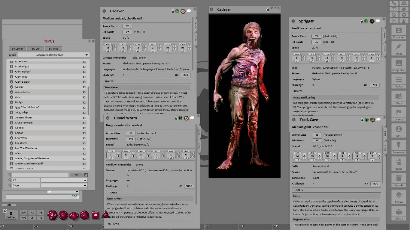 Fantasy Grounds - Menace in Ravenreach (5E) screenshot 4