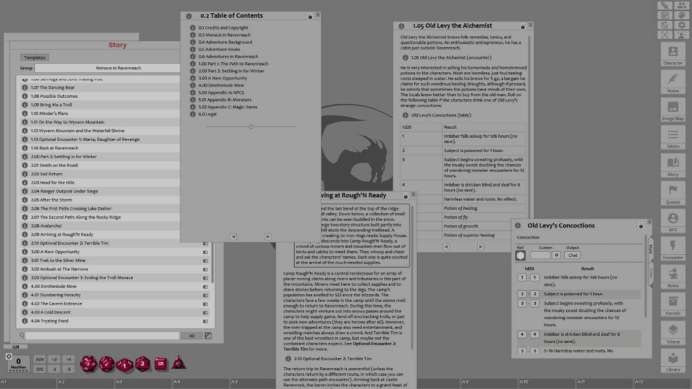 Fantasy Grounds - Menace in Ravenreach (5E) screenshot 2
