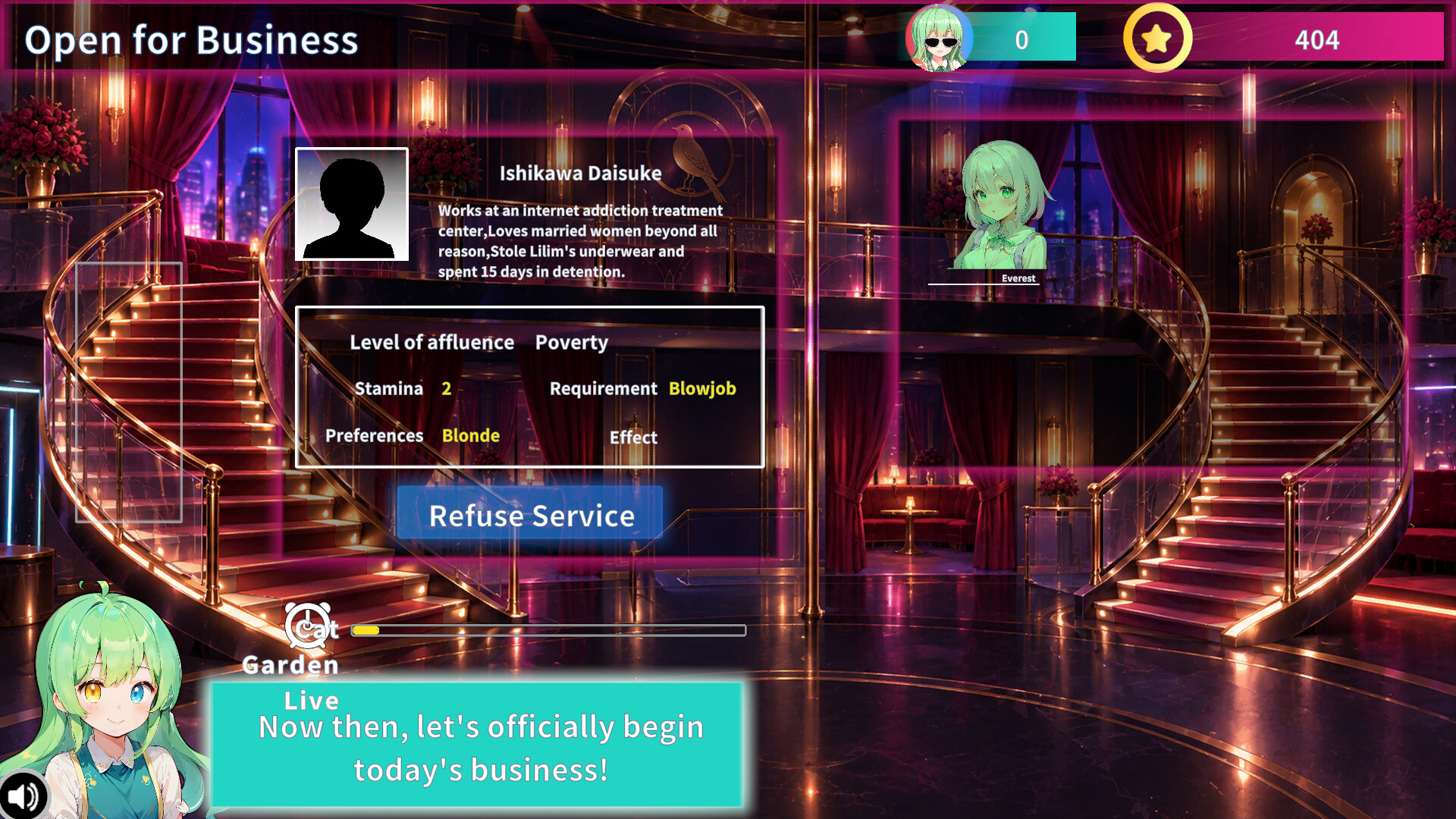 Canary’s Theory of Happiness: Nightclub Management & Romance screenshot #5