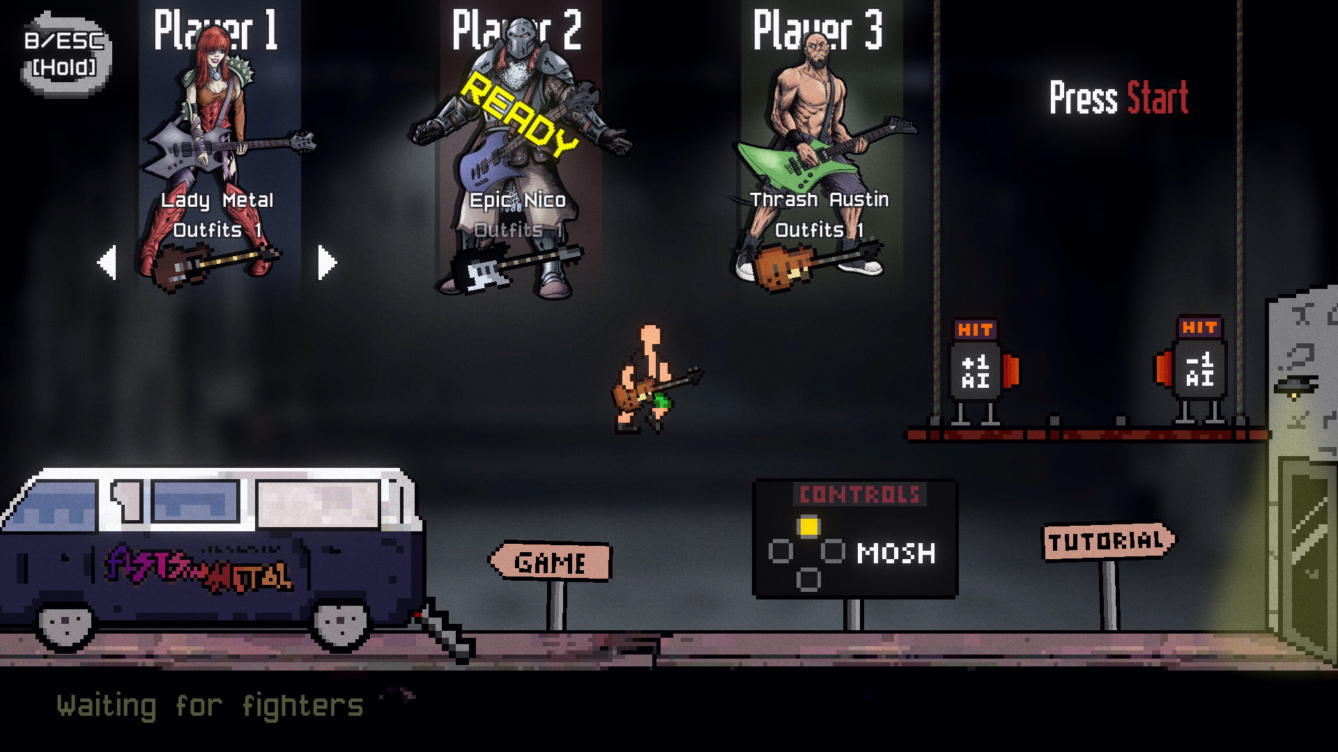 It's Raining Fists and Metal