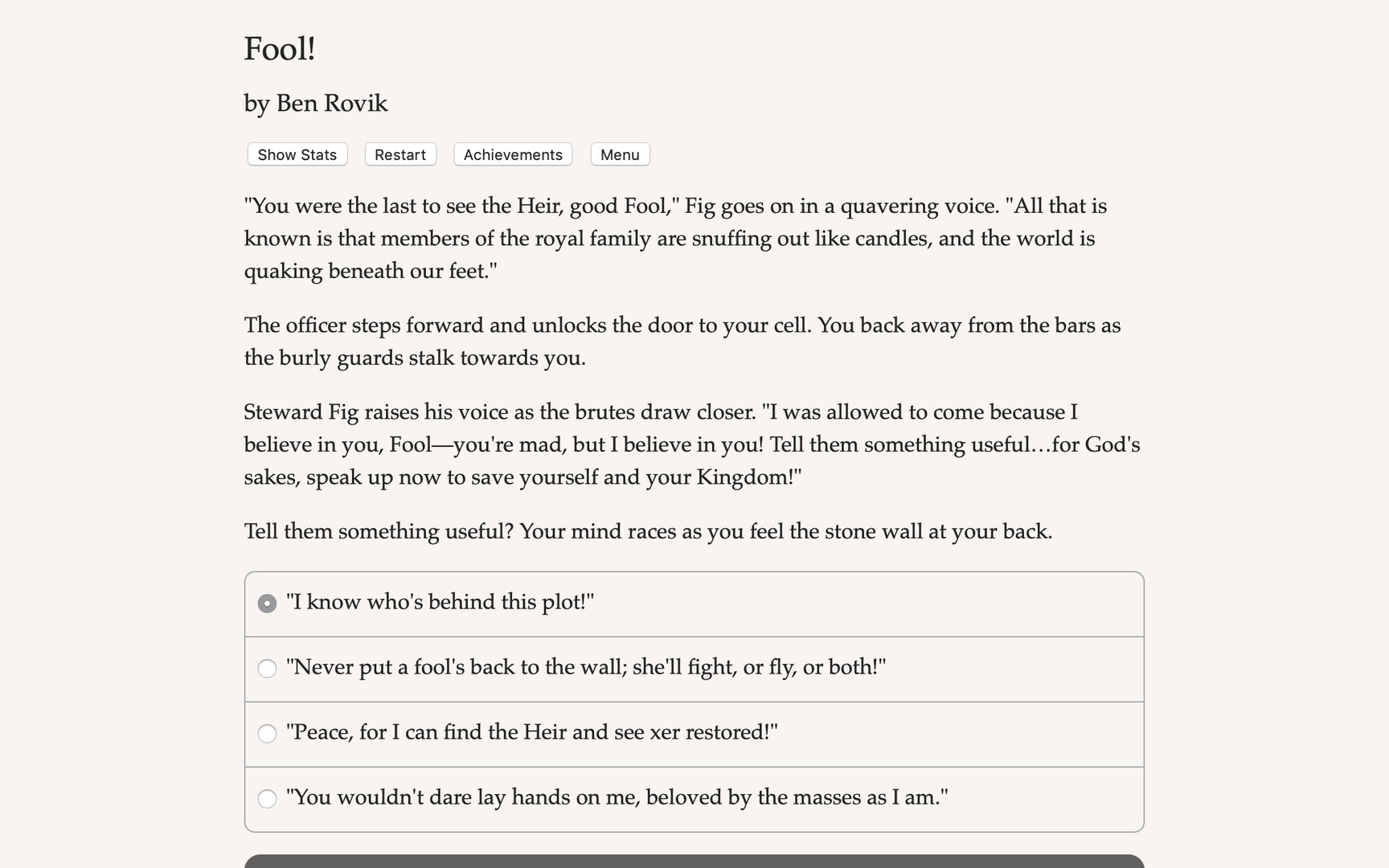 Fool! screenshot #5