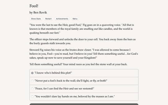 Fool! Screenshot