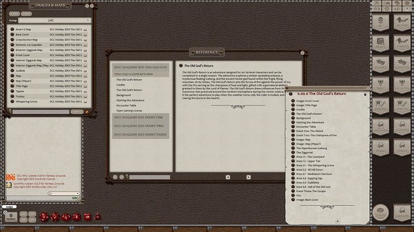 Fantasy Grounds - Dungeon Crawl Classics 2013 Holiday Module: The Old God's Return (DCC)