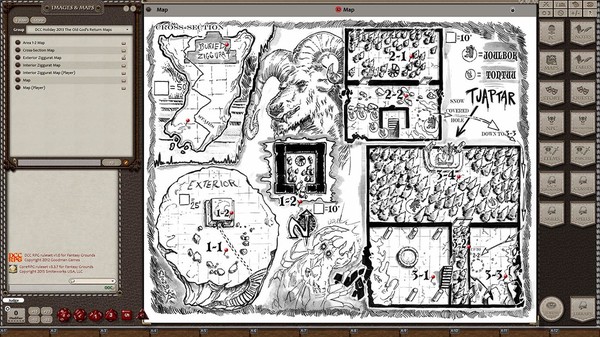Fantasy Grounds - Dungeon Crawl Classics 2013 Holiday Module: The Old God's Return (DCC)