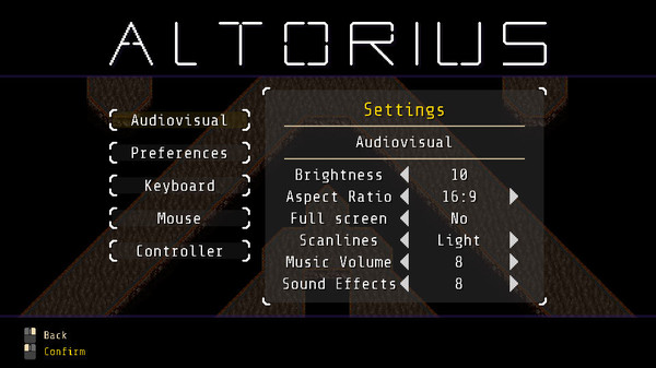 Screenshot z Altorius