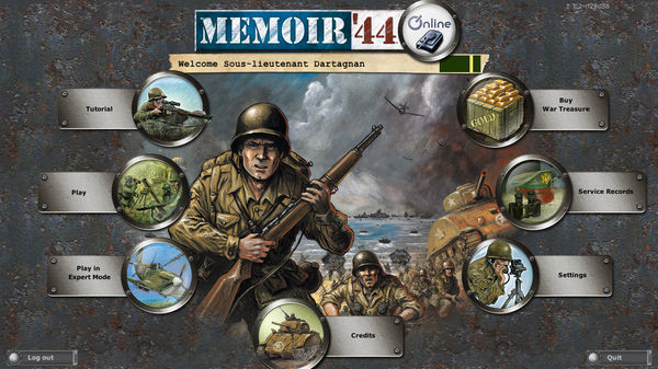 Screenshot z Memoir '44 Online