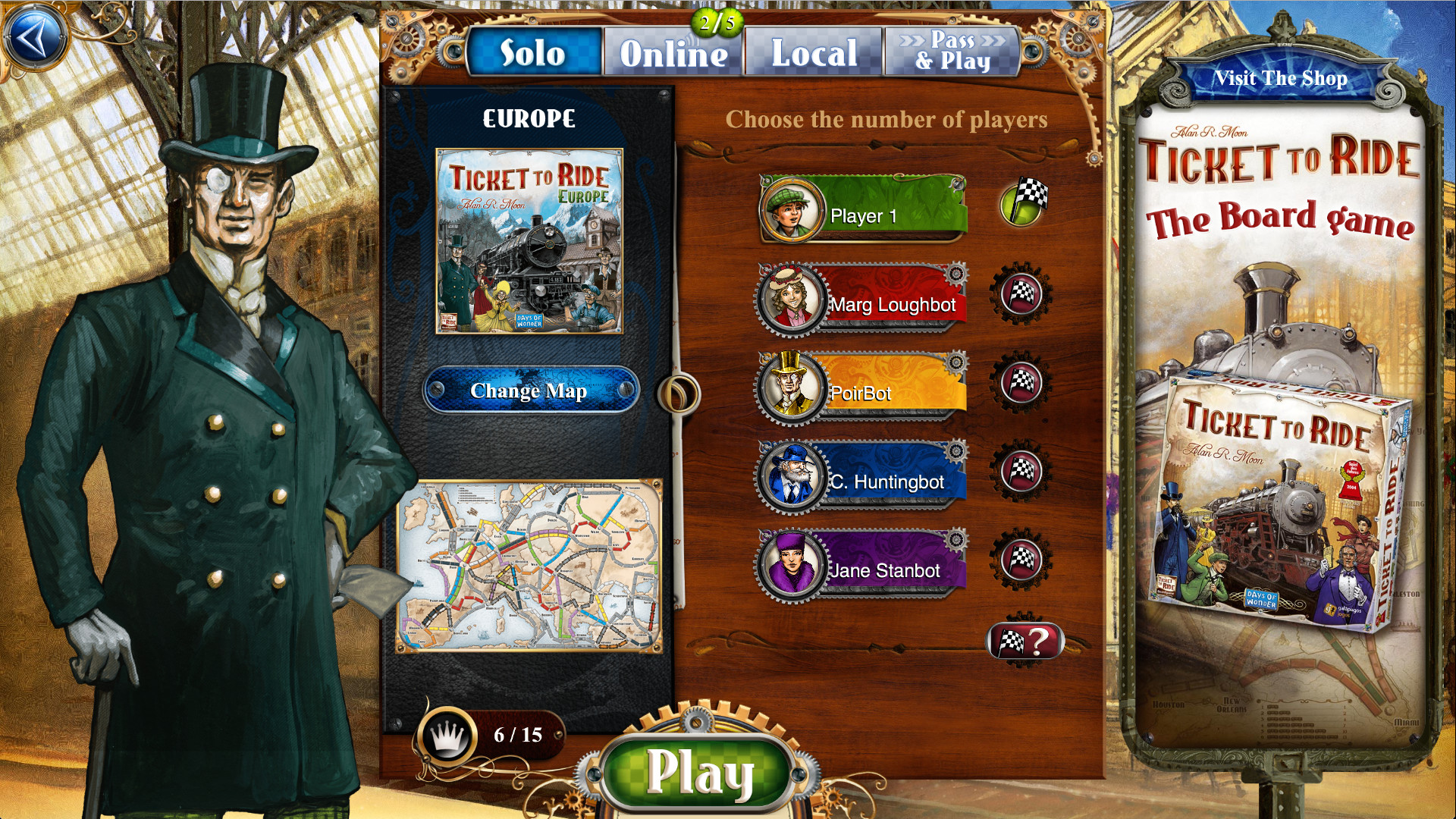Ticket To Ride: Classic Edition - Europe Featured Screenshot #1
