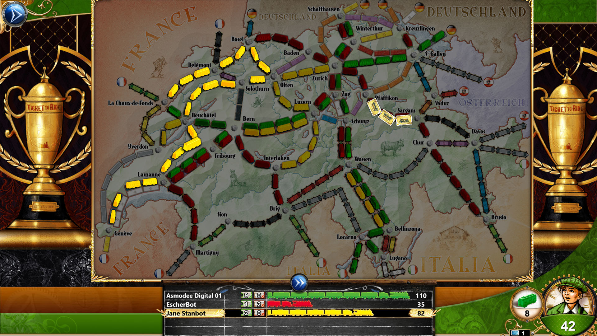 Ticket To Ride: Classic Edition - Switzerland Featured Screenshot #1