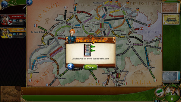 Ticket To Ride: Classic Edition - Switzerland screenshot 3